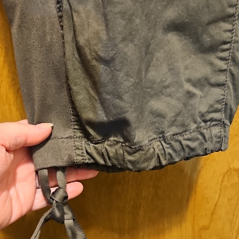 Lane Bryant Olive Green Cargo Capris - Picture 2 of 7